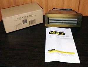 Volt Brand Brass Bunker Louvered Step Light 4" Lead Wire New Box Vhs-630-4-bbz - Picture 1 of 9