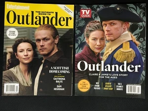 Lot OUTLANDER Entertainment Show Guide + TV Guide Companion Clair & Jamie LikeNu - Picture 1 of 9