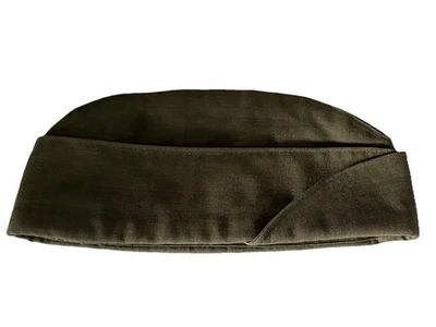 Sombrero de guarnición vintage USMC boina uniforme gorra verde Foto 1 de 4