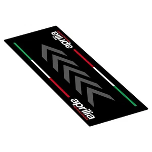 220x80cm Motorcycle Garage Carpet Mat For Aprilia Racing Anti-slip Mat Workshop - Picture 1 of 5