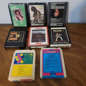 8 Track Tapes Elvis Presley Waylon Jennings Neal Diamond & More Lot Music Bands - Picture 1 of 11