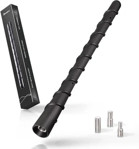 Antenna Auto Corta Autoradio FM AM Universale, Viti Incluse M4.0 M5.0 M6.0 Di Di - Foto 1 di 12