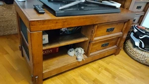 Mueble De TV Rustico De Madera Maciza - Imagen 1 de 4