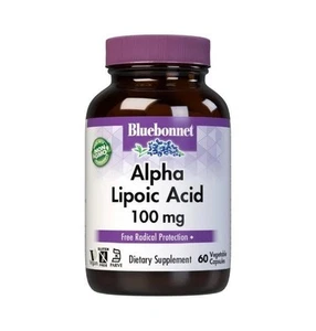 Bluebonnet Alpha Lipoic Acid 100mg 60 Capsule - Picture 1 of 1