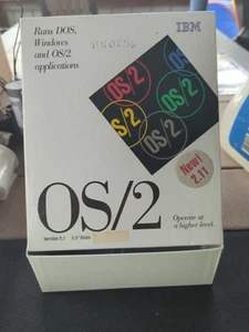 Vintage IBM OS/2 for Windows Version 2.11 on 3.5" Floppy Disks - Picture 1 of 3
