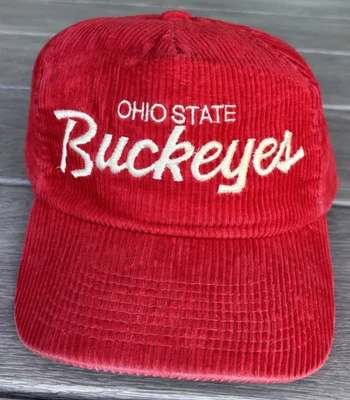 Boné boné vintage anos 90 Ohio State Buckeyes Sports Specialties script SnapBack - Imagem 1 de 4