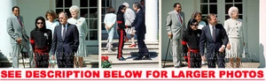 FOTOS DE MICHAEL JACKSON 1991 AT THE WHITEHOUSE 3x8x10 - Imagen 1 de 1