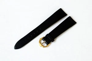 Vintage Uhrenarmband Raymond Weil Geneve, Leder schwarz, 18 mm - Picture 1 of 4