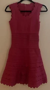 Bandage Catchall Dress Small Sleeveless Pink Barbiecore Cocktail Casual New - Picture 1 of 5