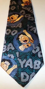 Corbata de poliéster Fred Yabba Dabba Doo Los Picapiedra Nueva - Imagen 1 de 6