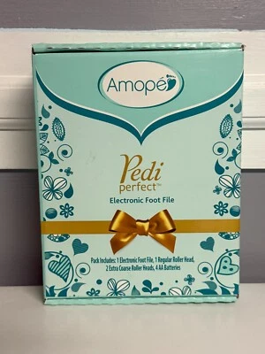 Amope Pedi Perfect Electronic Foot File Holiday Gift Set NEW - Image 1 of 4