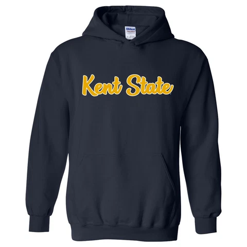 Kent State Basic Script - Team Color Hoodie - Navy Cover