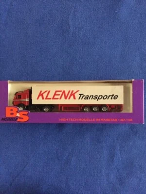 B&S  1/87 semirimorchio frigo MERCEDES SK 88 1850 KLENK da collezione - Immagine 1 di 4