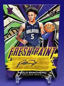 PAOLO BANCHERO ROOKIE AUTO 2022-23 Panini Court Kings Fresh Paint RUBY 95/99 - Picture 1 of 3
