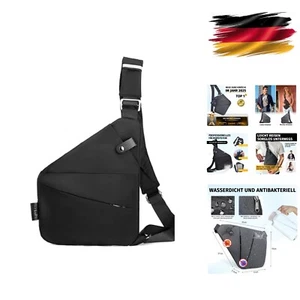 Anti-Diebstahl Umhängetasche aus Nylon, 26x19cm, unisex, sicher, für Reisen - Bild 1 von 11