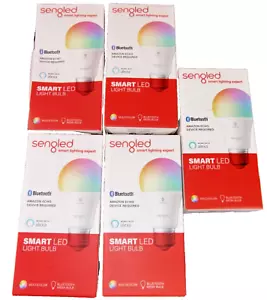 LED Multicolor Light Bulb Bluetooth Works w/ Alexa Sengled Smart Lighti Set 5 - Picture 1 of 5