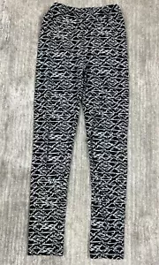 LuLaRoe Leggings Kids Extra Large Black White Casual - Picture 1 of 11