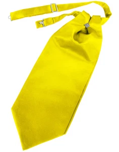 New Men's Satin Cravat Tie Victorian Dickens Cutaway Wedding TUXXMAN All Colors - Picture 1 of 26