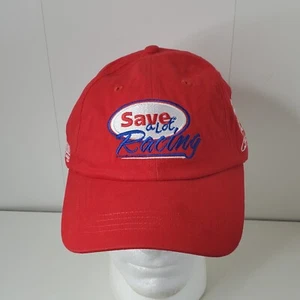 NASCAR CARL EDWARDS #60 SAVE A LOT Embroidered Racing Hat Strapback Cap Red Logo - Picture 1 of 8