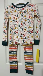 CAT & JACK Girls Snug Fit Pajamas Flowers & Stripes NWT 8 - Picture 1 of 5