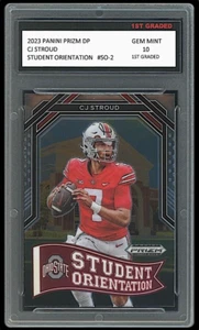 Tarjeta de novato CJ Stroud 2023 Panini Prizm DP orientación estudiantil primer grado 10 - Imagen 1 de 1