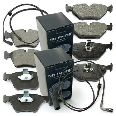 Pastillas de freno pastillas de freno contacto de advertencia delanteras traseras para BMW Serie 5 E39 Limo Touring - Imagen 1 de 2