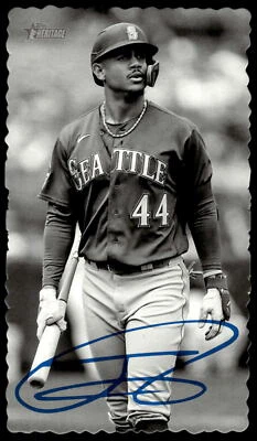 2023 Heritage High Number Julio Rodriguez Deckle Edge Box Topper #DB-10 Mariners - Image 1 of 2