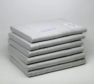 Double Sided Acrylic Nail File Emery Board - Zebra 100/100 grit (300_Files) - Picture 1 of 1
