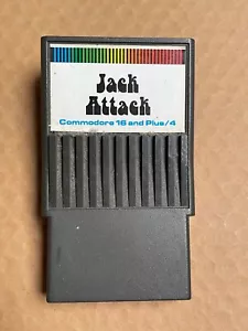 Jack Attack Cartridge Game Commodore C16 Plus4 **Tested & Working** - Picture 1 of 1