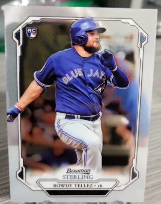 Rowdy Tellez 2019 Bowman Sterling Rookie #BSR62 Blue Jays/Milwaukee Brewers  - Image 1 of 2
