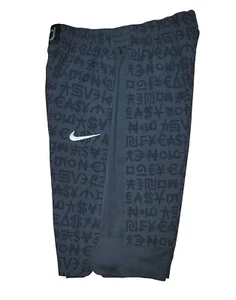Nike Youth Flex Kd Elite AOP Basketball Shorts Gray/Black Size XL (832516) - Picture 1 of 6