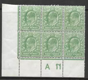 Sg M4(2) ½d Deep Dull Green Harrison 15x14 Control 'A17' perf 14 UNMOUNTED MINT - Picture 1 of 1