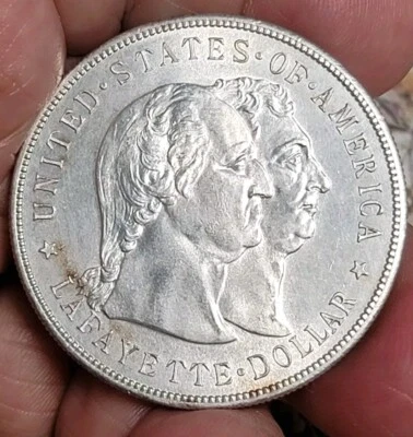 1900 Lafayette Dollar, CH Unc, Sharp Detail Eyebrows  Only Dollar Comm - Image 1 of 4