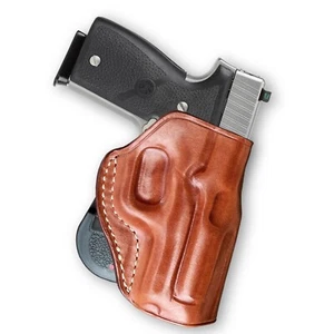 Leather OWB Paddle Holster Fits, Kahr K9/ P40-P45/ CW40-CW45 3.6" Barrel #1112# - Picture 1 of 6