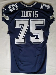 Dallas Cowboys #75 Ryan Davis NFL Locker Room Game-Issued Jersey - 89447 - Bild 1 von 6