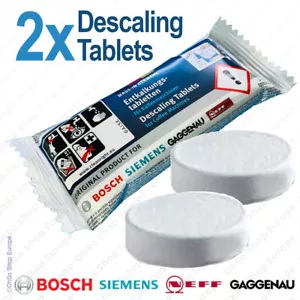 2x Bosch Tassimo Kaffeemaschine Entkalken Tabletten 311864 Wasserkocher Original - Bild 1 von 6