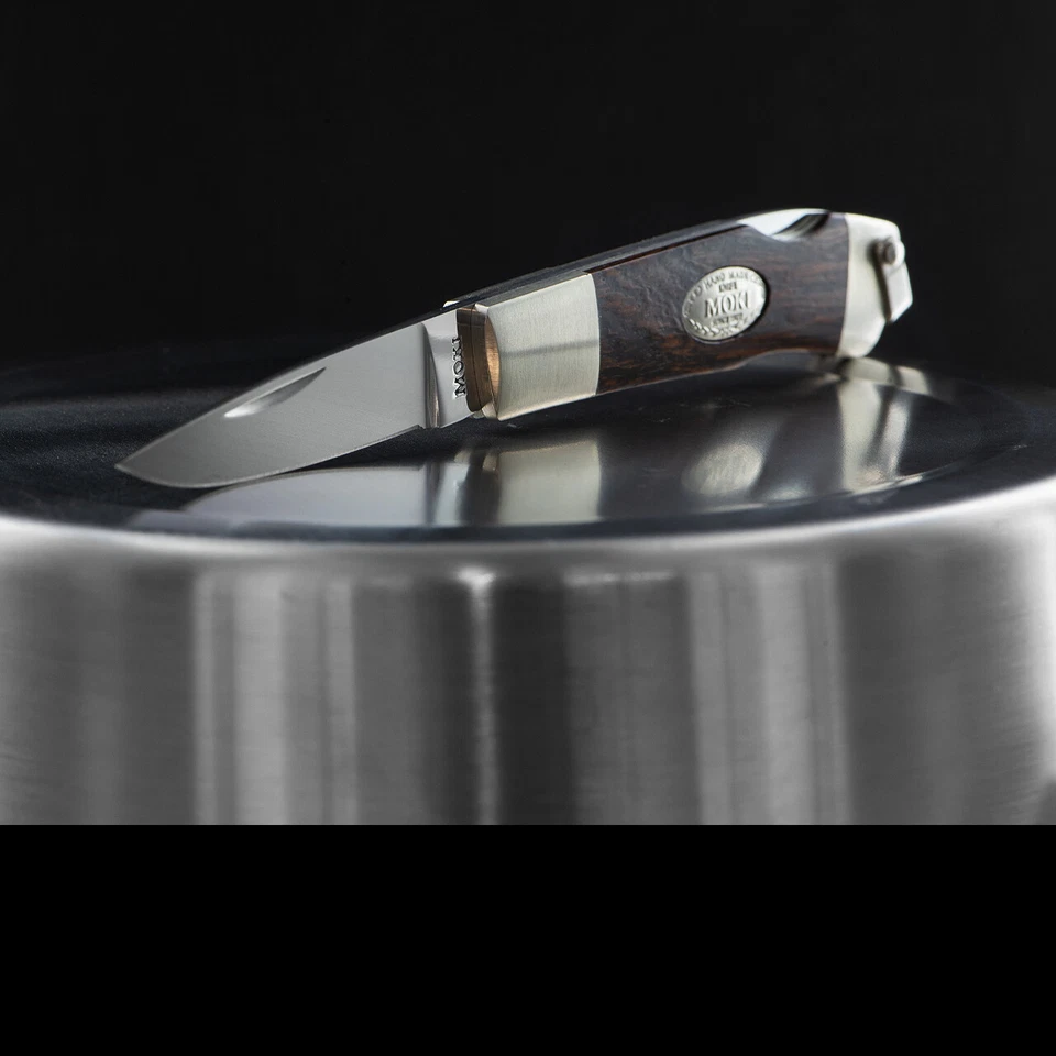 Moki VIP INS Folding Knife 1.75 Mirror Finish VG-10 Steel Blade Ironwood Handle - Image 1 of 4