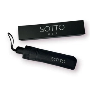 SOTTO Commuter - Portable Travel Automatic Umbrella Business Windproof Black - Picture 1 of 6