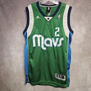 Adidas NBA Dallas Mavericks Jason Kidd 2 Green Alternate Jersey Mens L Sewn - Picture 1 of 9