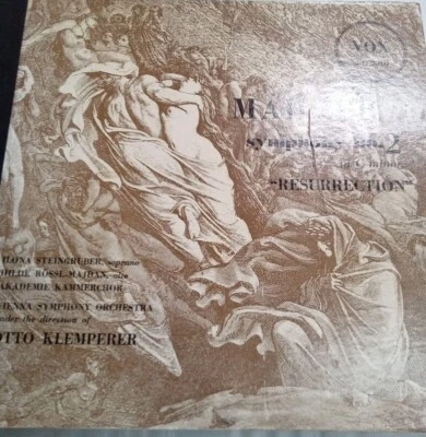 OTTO KLEMPERER MAHLER SYMPHONY NO. 2 VOX FRANCE ORIGINAL 2 x LP IN BOX - Image 1 of 4