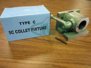 5C Collet Fixture Type C, 5C Manual Collet Fixture H/V part#: 837-ECN--new - Picture 1 of 6