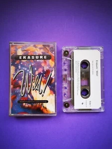 Erasure – Wild! - Cassette Tape Album - 1989 - 80s Synth Pop - Mute Records - Picture 1 of 2