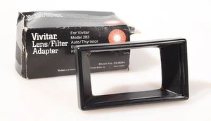 FILTER ADAPTER FOR VIVITAR 283 FLASH UNIT IN ORIGINAL BOX - Picture 1 of 1