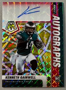 Kenneth Gainwell 2021 Panini Mosaic Football Rookie Autographs #RA-29 Eagles - Bild 1 von 6
