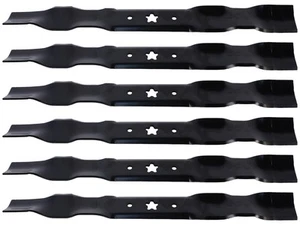 (6) USA Mähmesser® Mulchen Hi-Lift für Craftsman® 134149 42" Deck - Bild 1 von 1