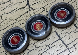 VTG Ford Gran Torino Car Badge Emblem Center Wheel Cap Lot Of 3 Original Rare - Picture 1 of 13