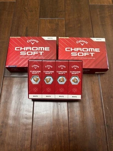 NEW Callaway Chrome Soft White (2024 Model) 3 dozen Logo Overrun - Picture 1 of 4
