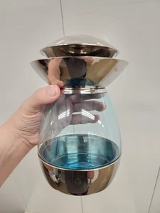 BOMBAY SAPPHIRE 8" GIN DECANTER/ICE BUCKET - Picture 1 of 10