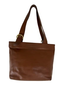 COACH Vintage Brown Leather Shoulder Tote Bag Purse 4140 R14 - Picture 1 of 24