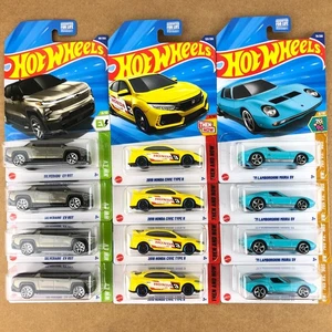 2025 Hot Wheels DOLLAR TREE EXCLUSIVES Lamborghini Honda Civic Type R Silverado - Picture 1 of 4